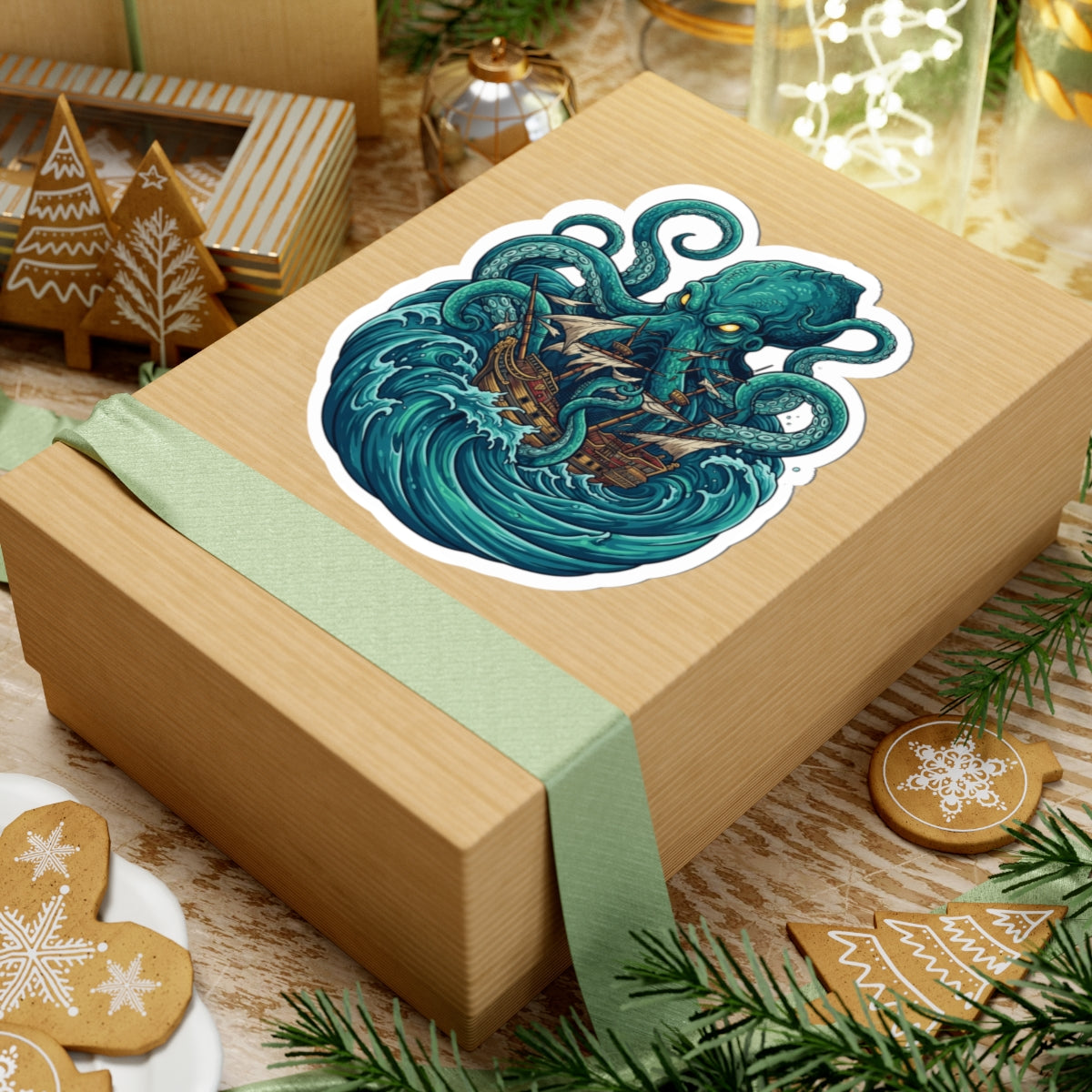 "The Kraken (Norse-Global Maritime)" Sticker — Main