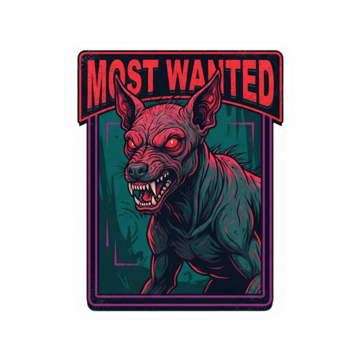 "Chupacabra (Puerto Rico-Latin America)" Sticker — Main