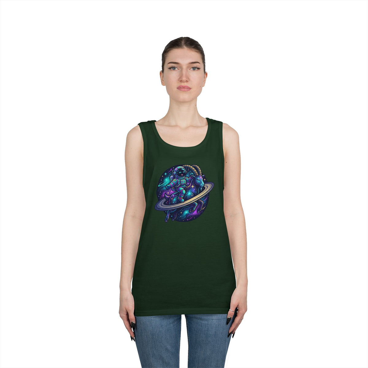 "Space Explorer Capricorn" Tank Top