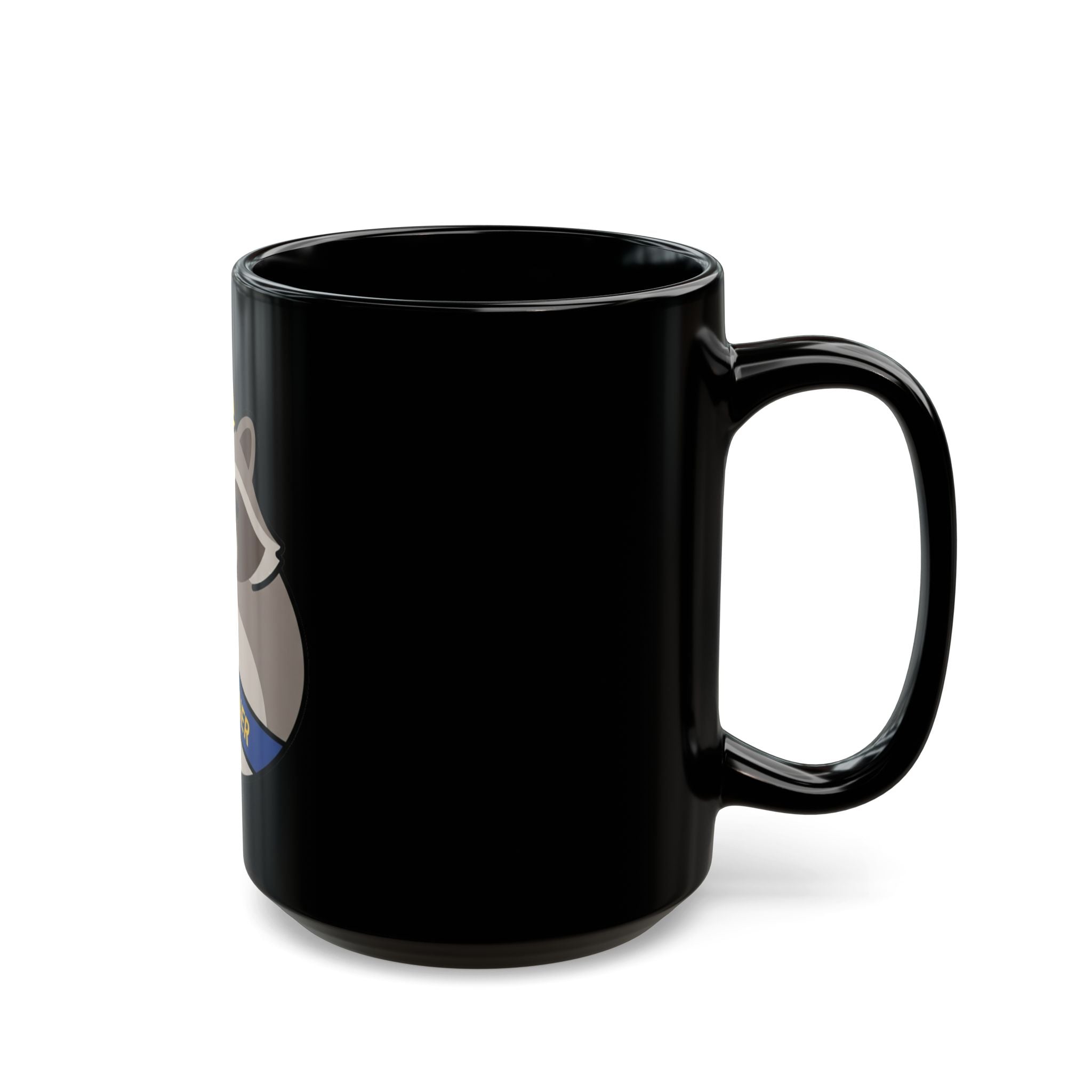 "Jimothy" Black Ceramic Mug — Graphic
