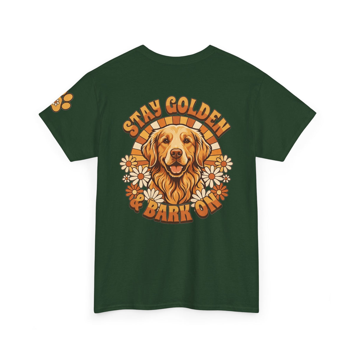 "Stay Golden & Bark On" Premium Graphic Tee