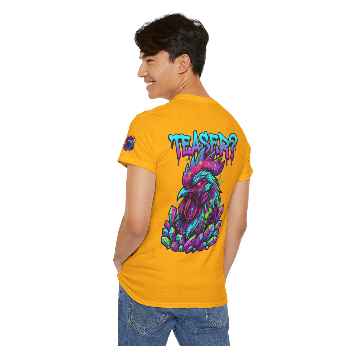 Color: Gold | Cock Teaser Premium Graphic Tee