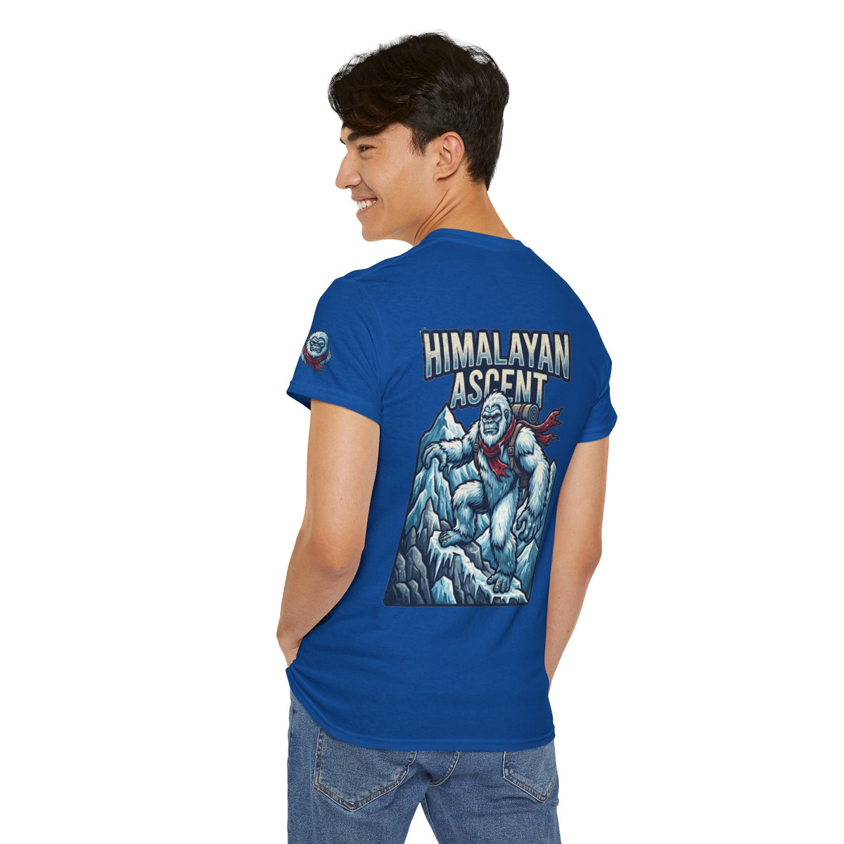 Color: Royal | Yeti-Abominable Snowman (Himalayas) Premium Graphic Tee