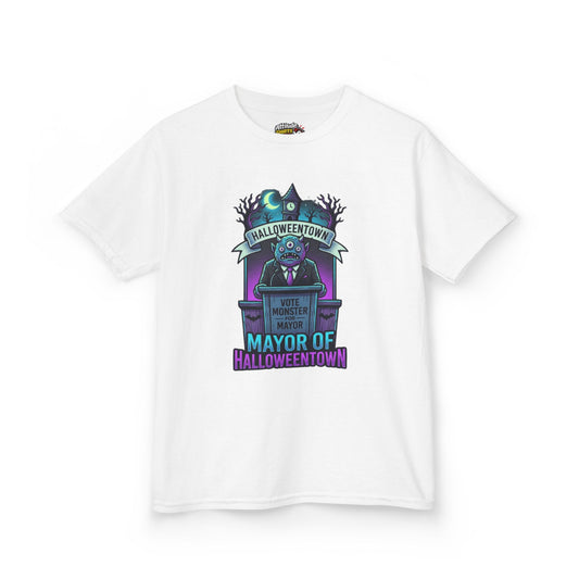 Color: White | Mayor Of Halloweentown Kids Tee