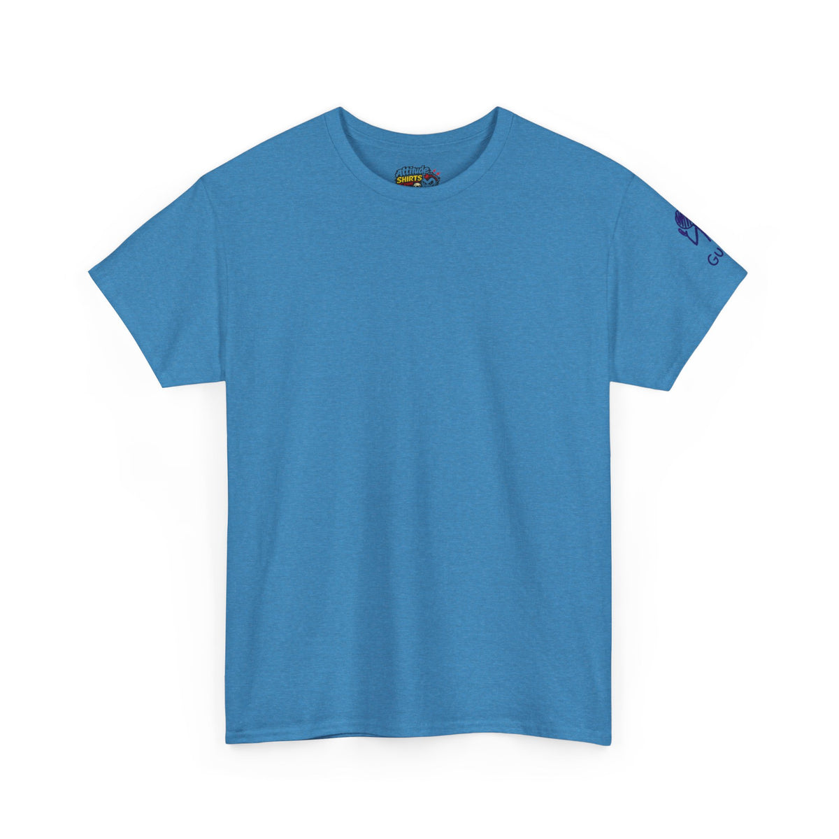 Color: Heather Sapphire | Has a Guy Premium Graphic Tee