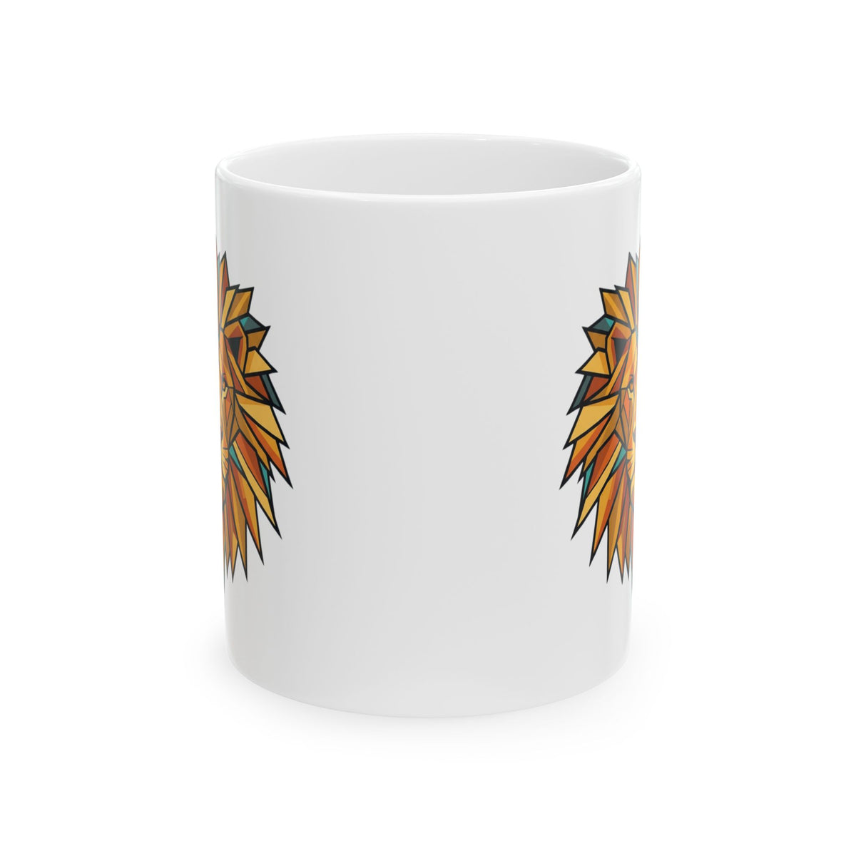 "Leo The Solar Lion" White Ceramic Mug