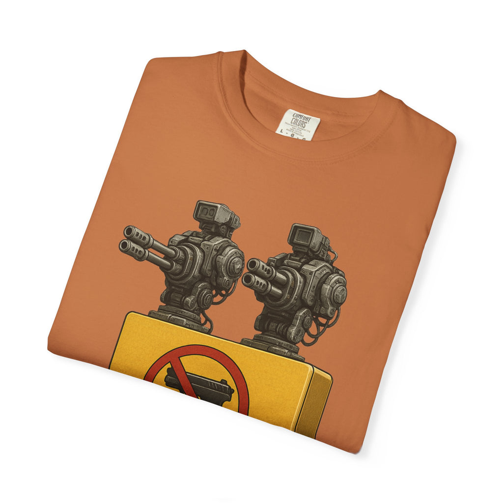 "Gun Free Zone: Unisex Garment-Dyed T-shirt