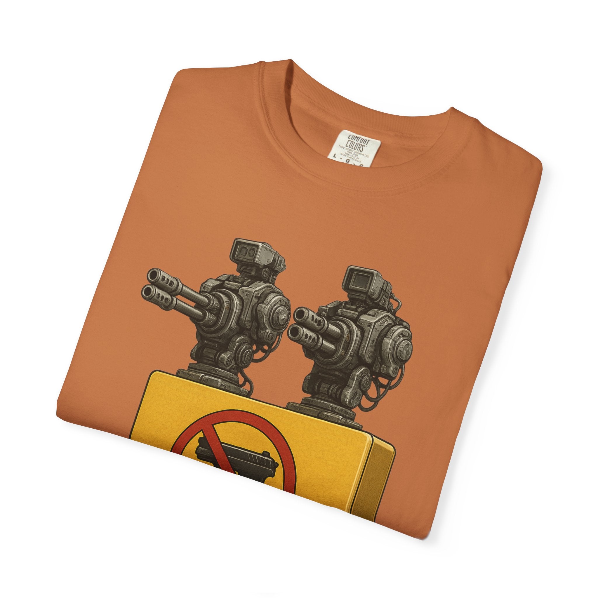 "Gun Free Zone: Unisex Garment-Dyed T-shirt