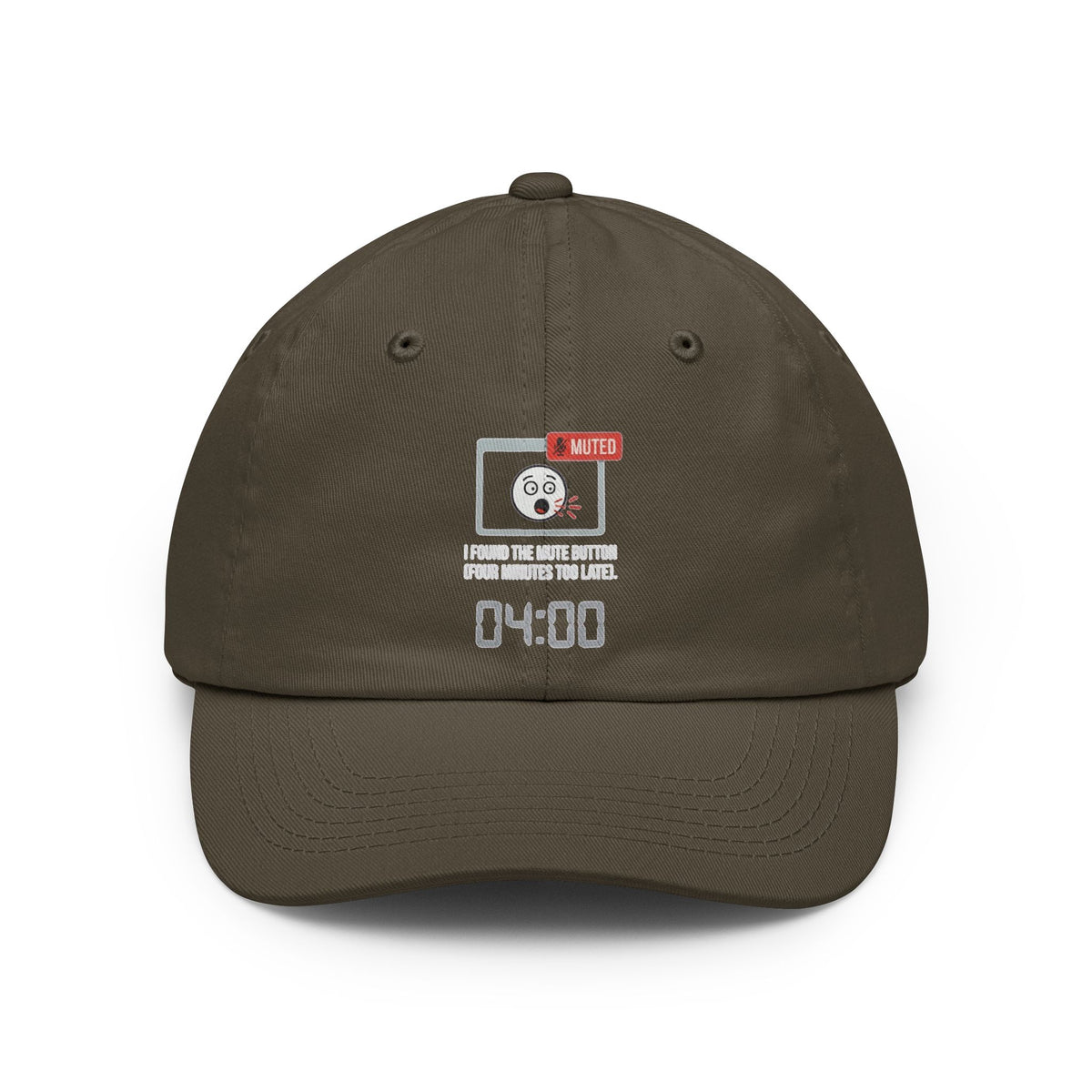 Color: Olive | I Found The Mute Dad Hat