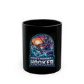 "Professional Hooker" Black Ceramic Mug
