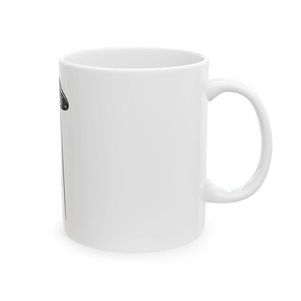 "UFO's" White Ceramic Mug — Graphic