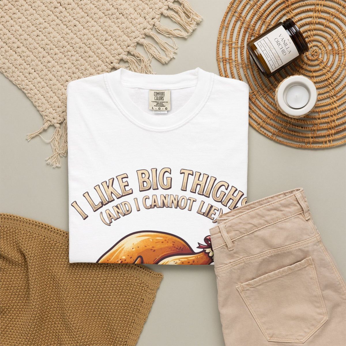 "I Like Big Thighs" Unisex Garment-Dyed Tee