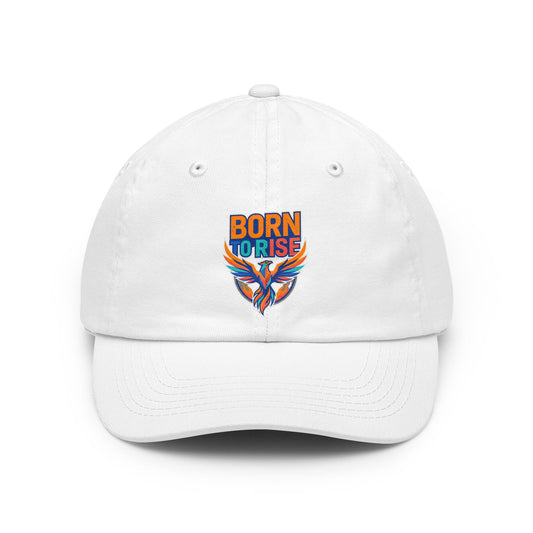 Color: White | Born to Rise Dad Hat