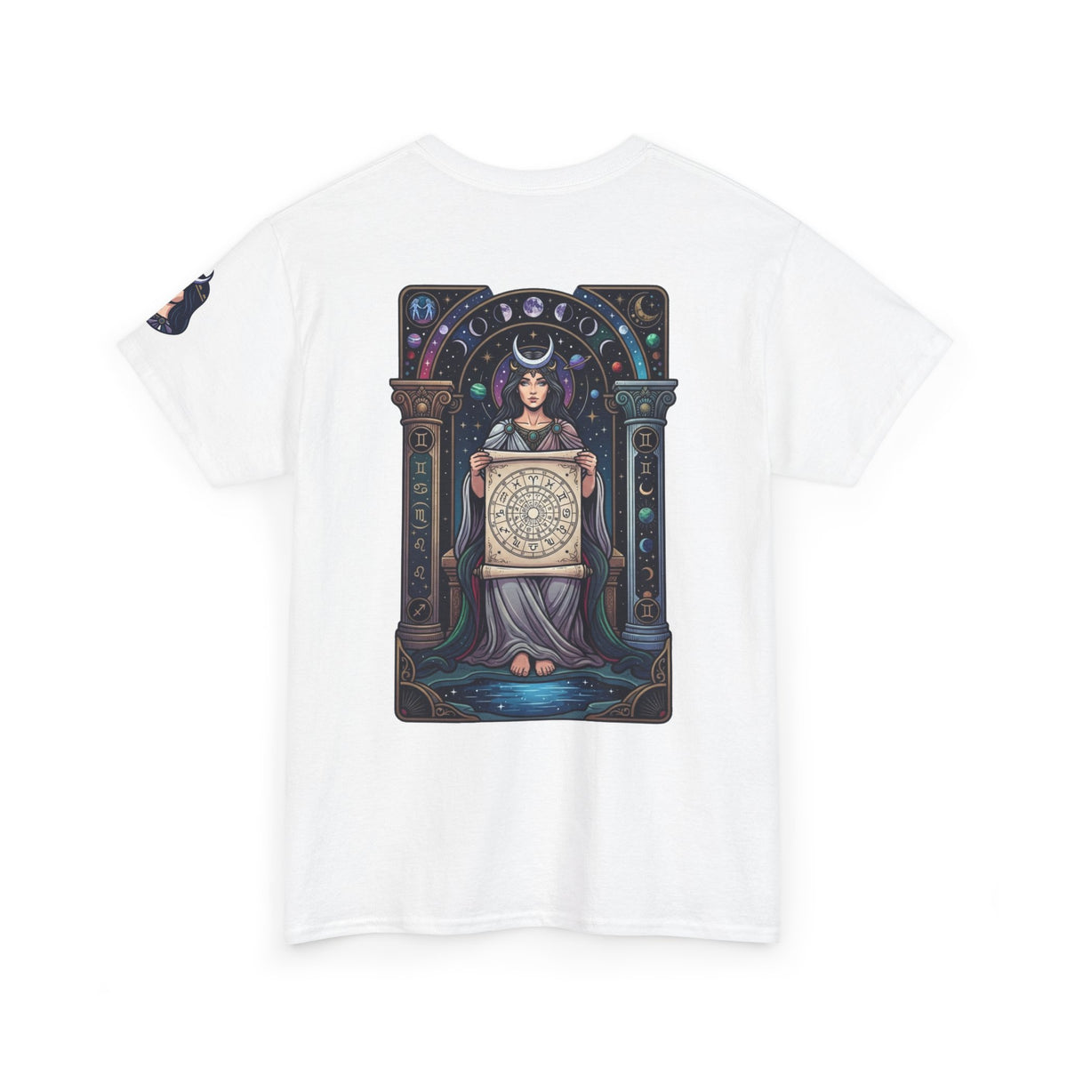 "The Cosmic Tarot (High Priestess)" Premium Graphic Tee