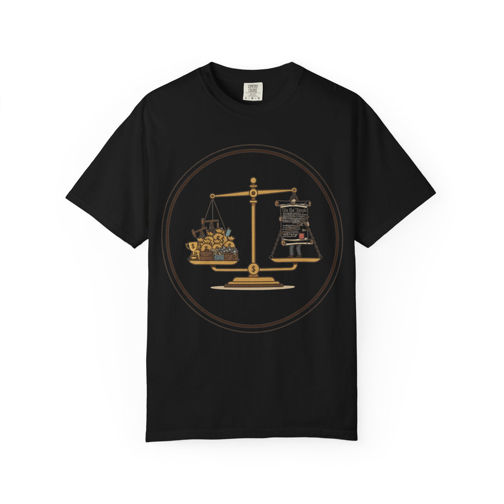 "The Economic Balance" Unisex Garment-Dyed T-shirt