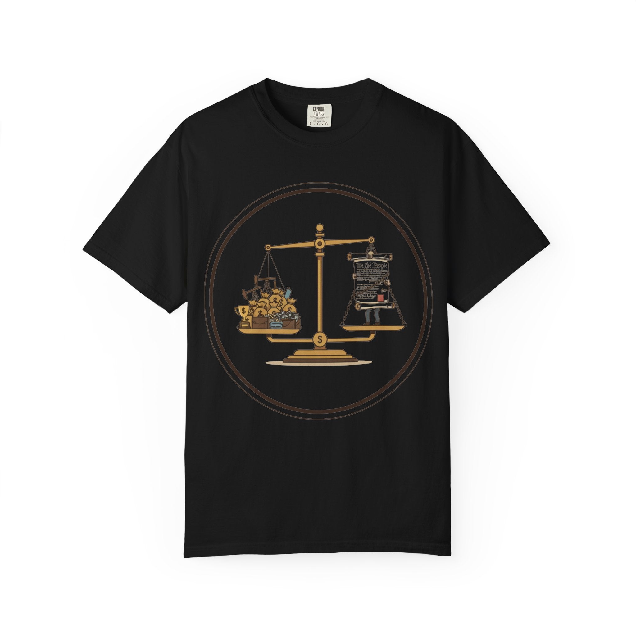 "The Economic Balance" Unisex Garment-Dyed T-shirt