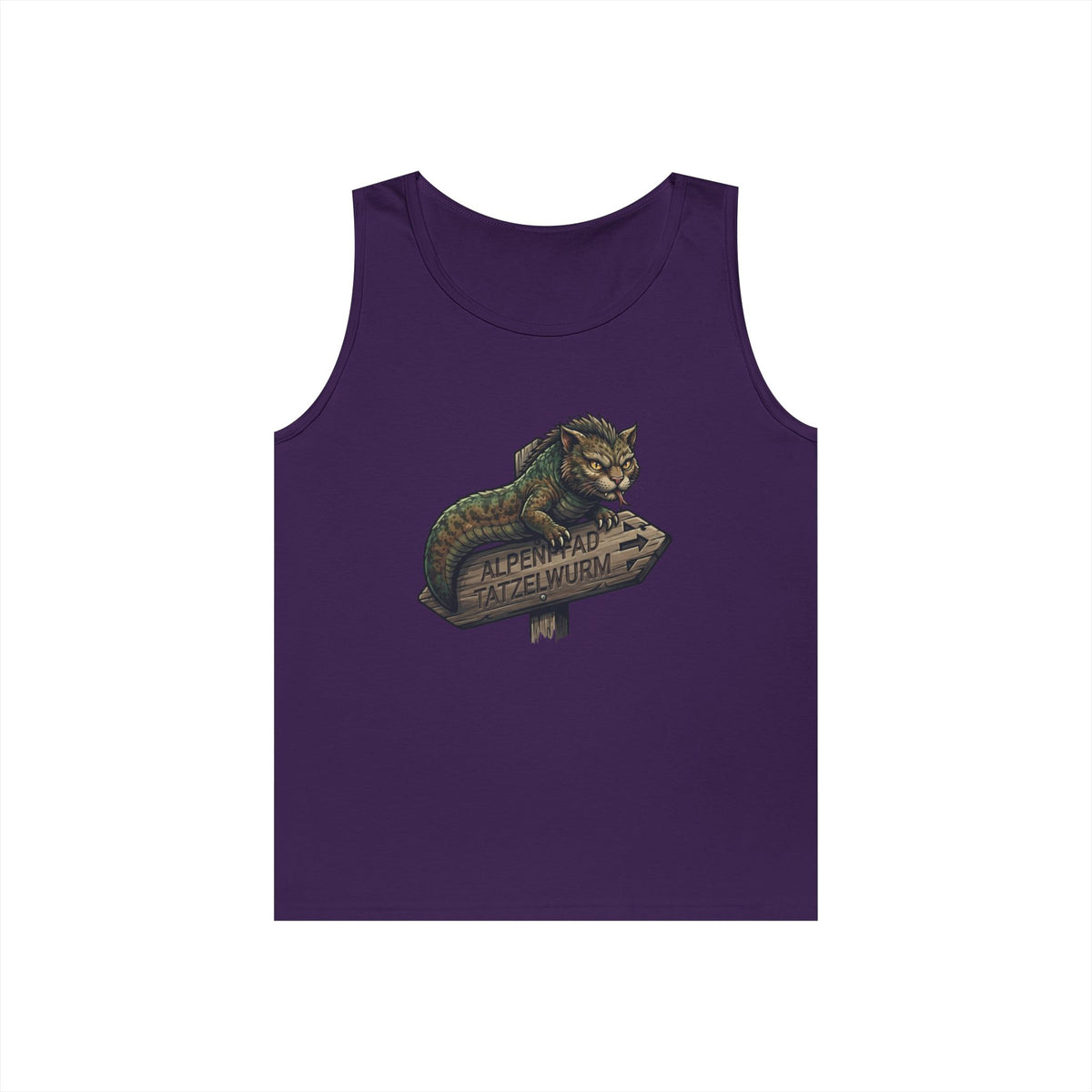 Color: Purple | Tatzelwurm (Alpine Europe) Tank Top