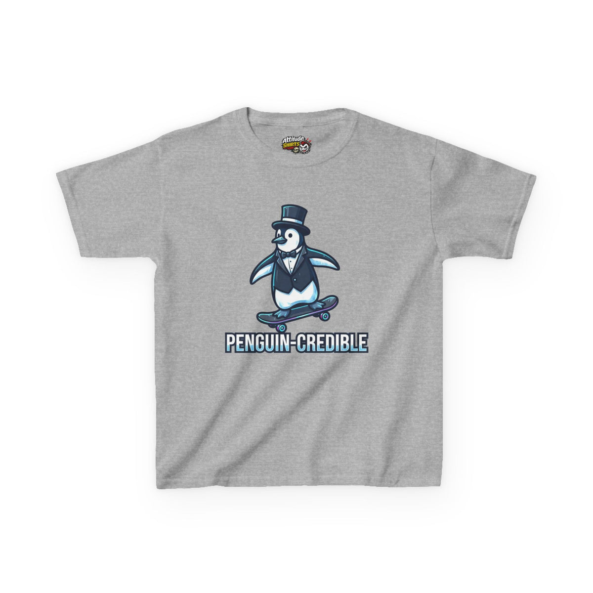 "Penguin Credible" Kids Tee