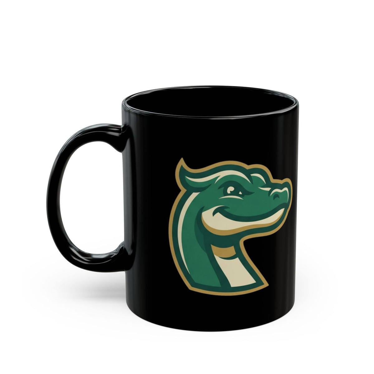 "Ogopogo (Canada)" Black Ceramic Mug — Graphic