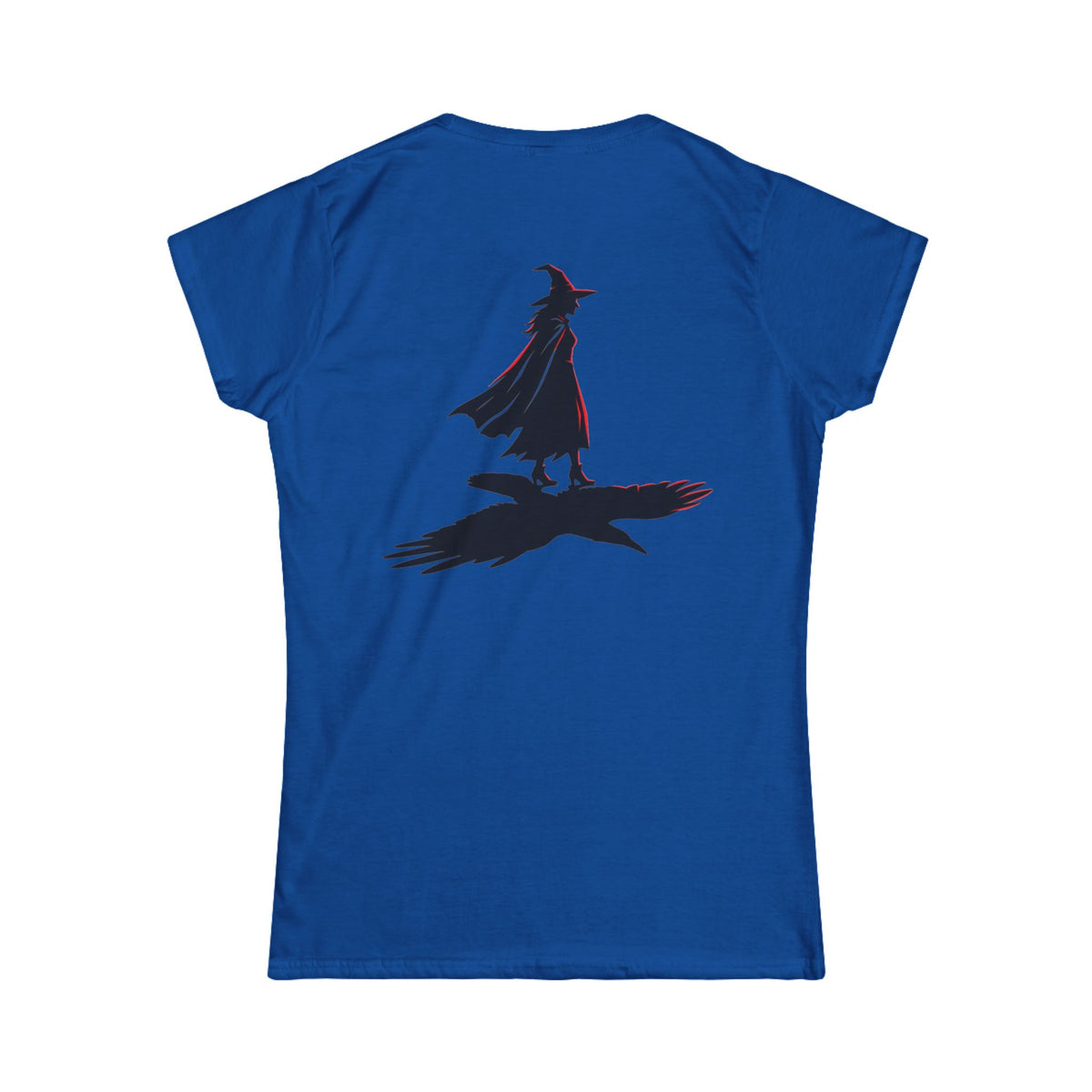 Color: Royal | Witch With Raven Shadow Women's Tee
