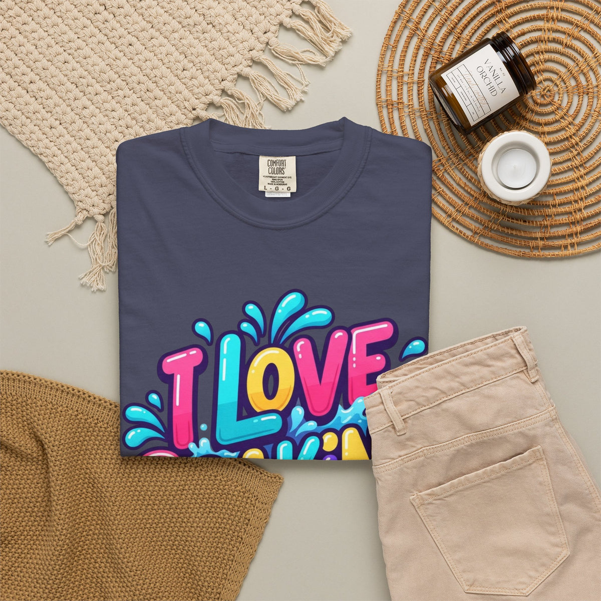 I Love Soaking Unisex Garment-Dyed Tee