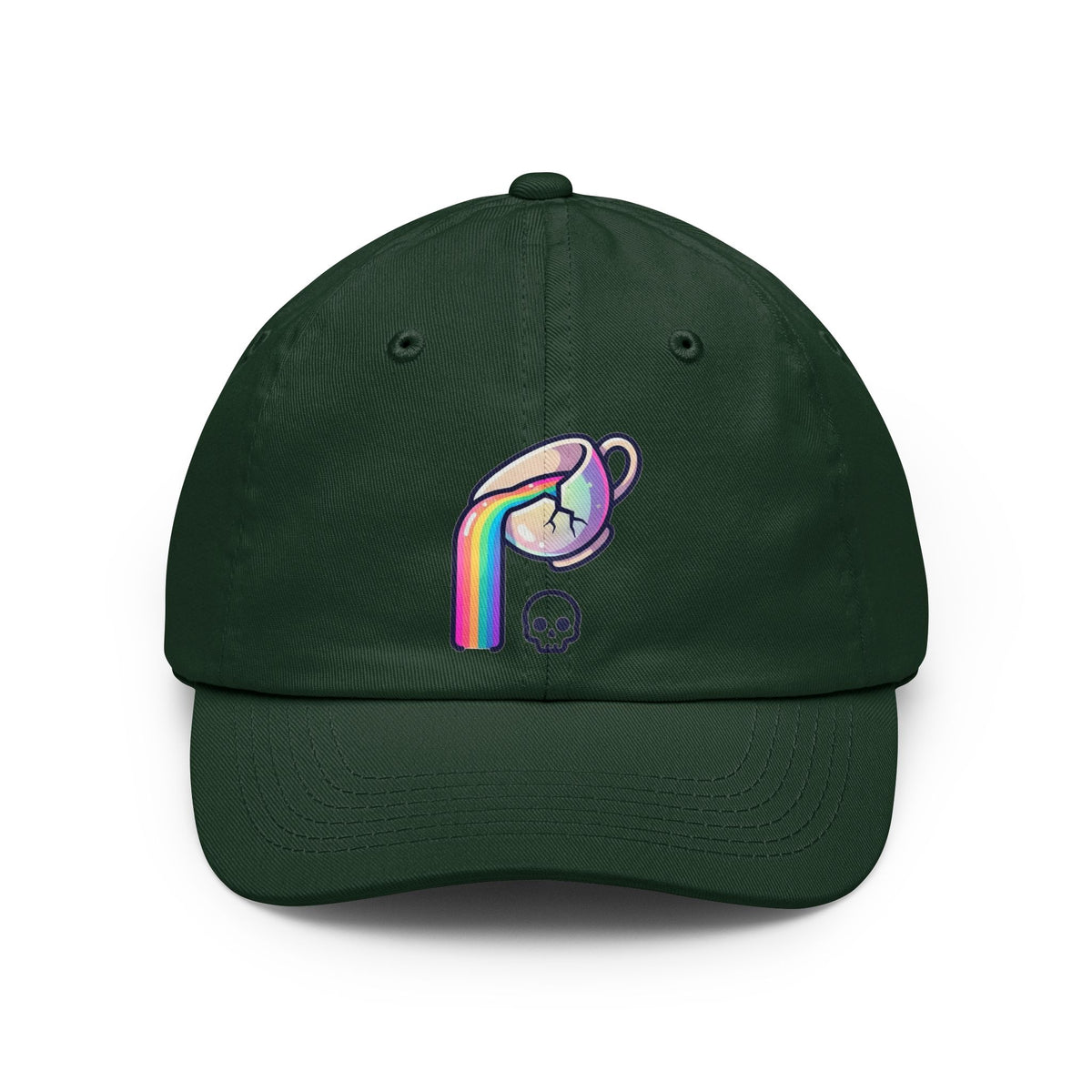 Color: Forest Green | Surviving on Caffeine Spite and Superior Aesthetics Dad Hat