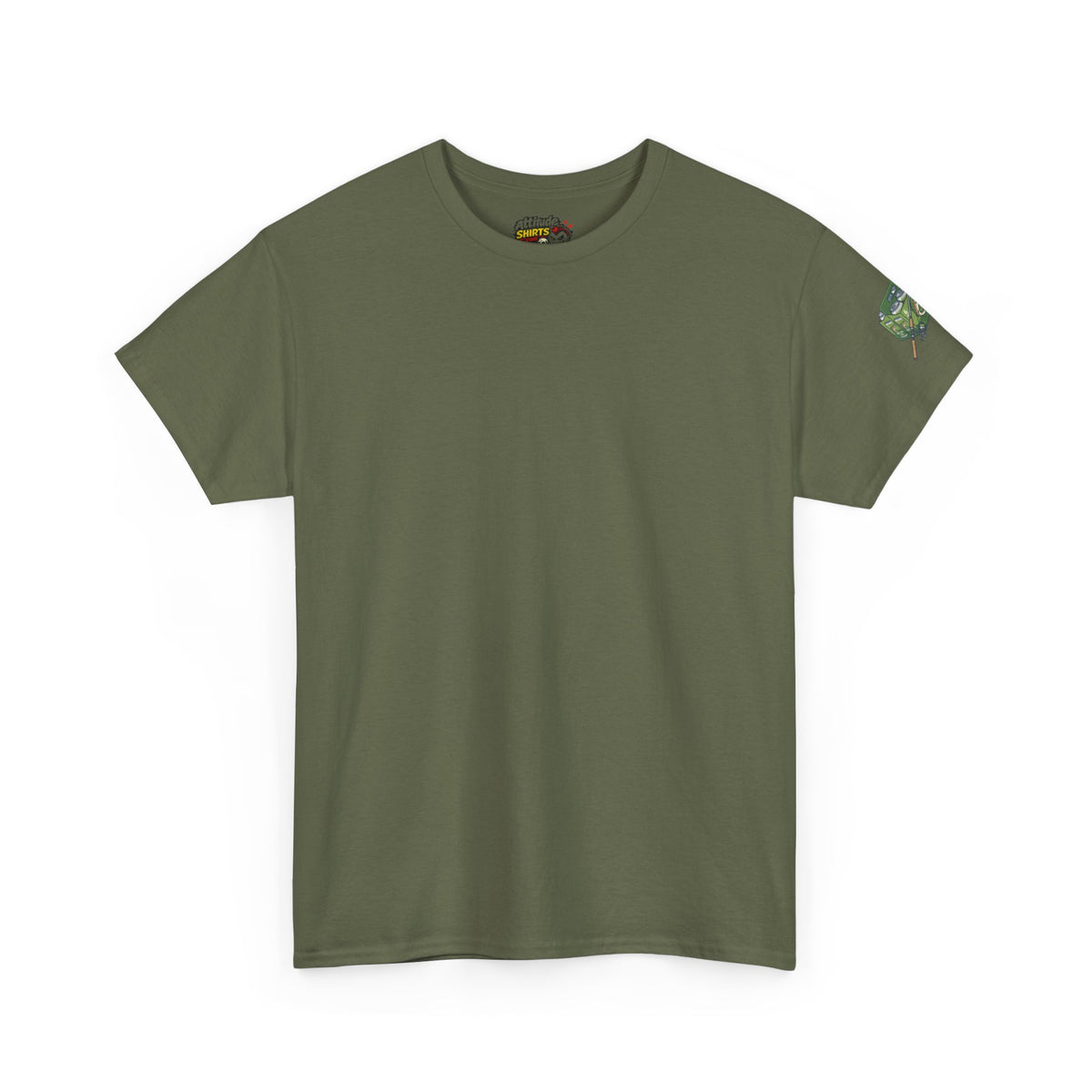 Color: Military Green | Fishing Supplies Premium Graphic Tee