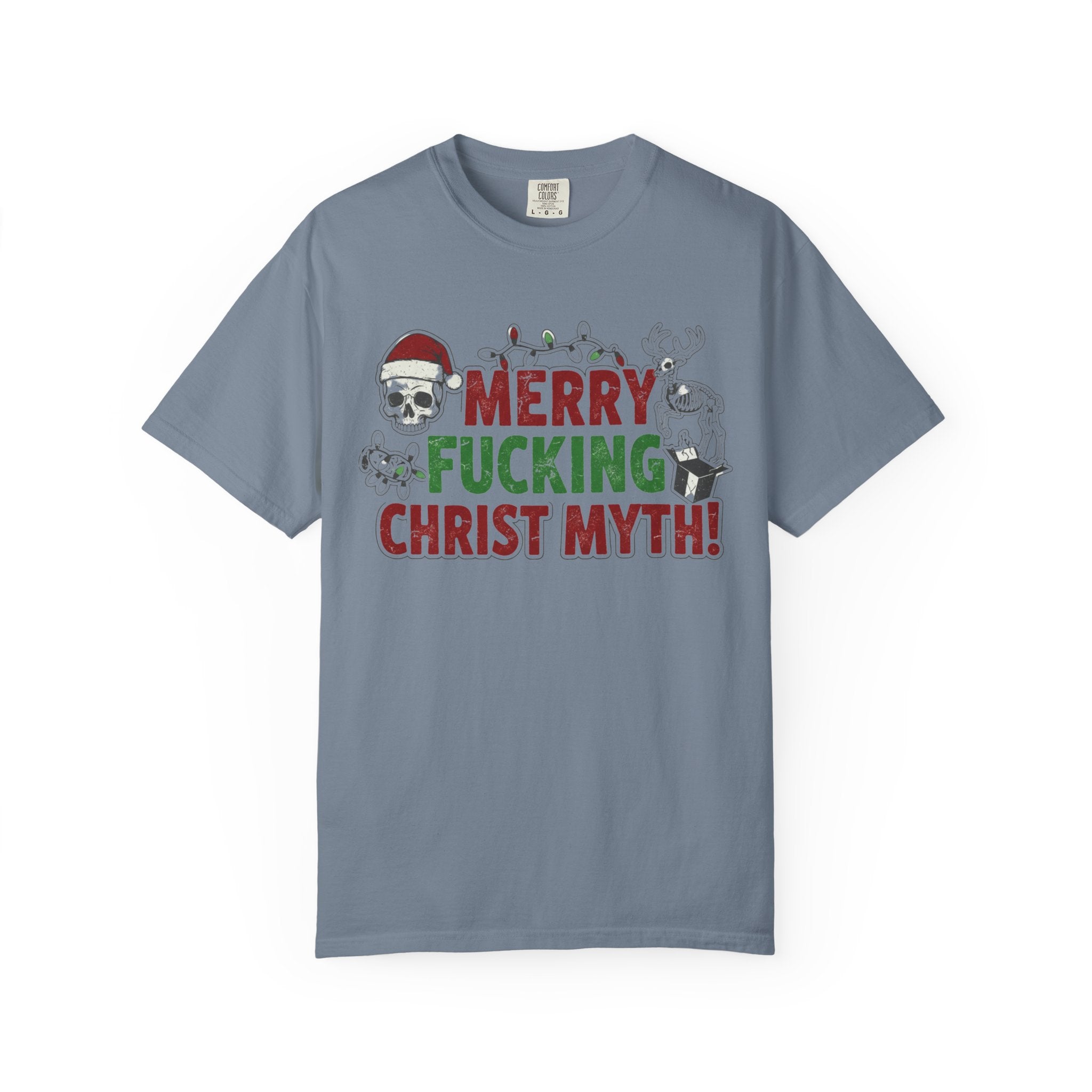 "MF Christ Myth" Unisex Garment-Dyed T-shirt