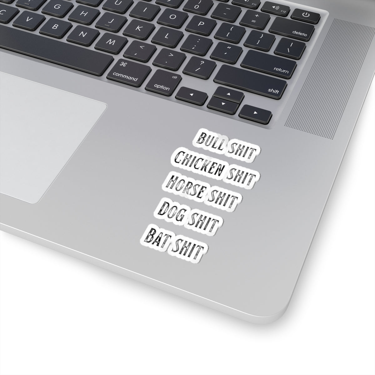 "Types of Shit" Sticker