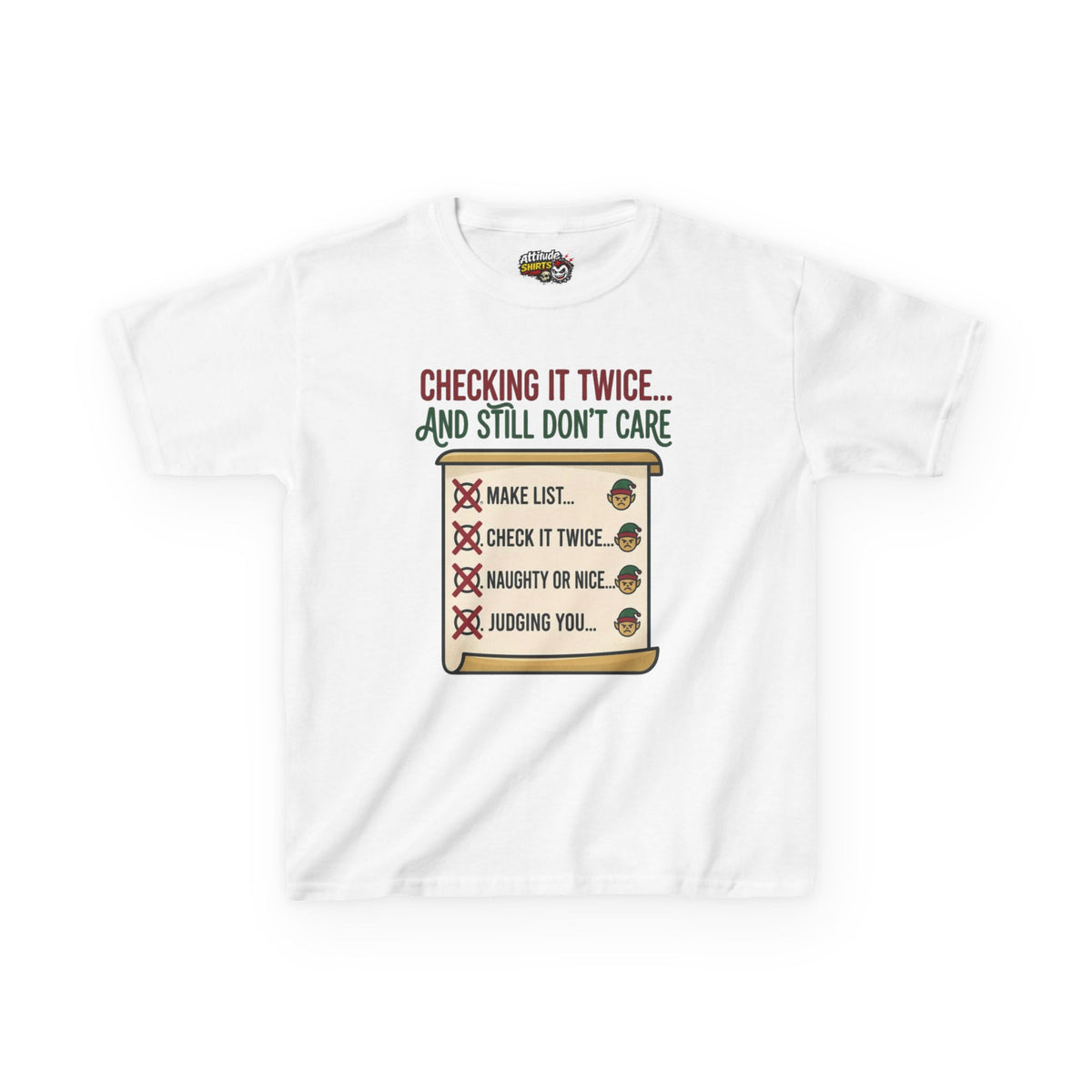 "Checking It Twice" Kids Tee