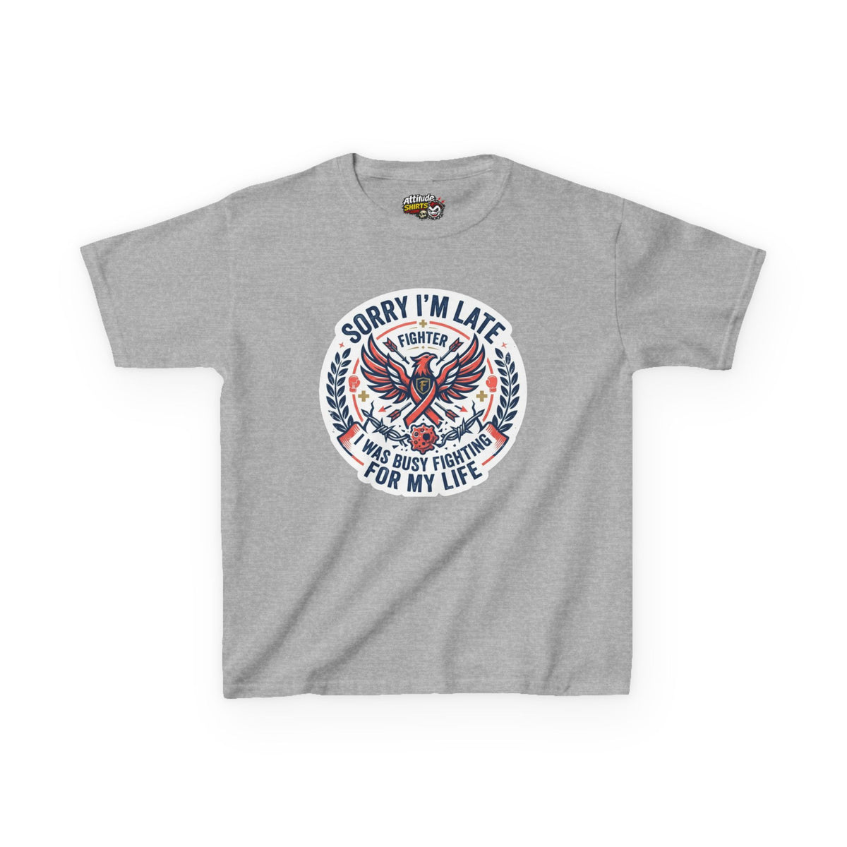 Sorry I'm Late- Fighting For My Life Kids Tee
