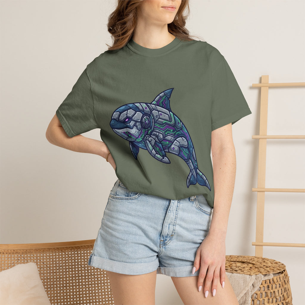 "Killer Whale" Unisex Garment-Dyed Tee