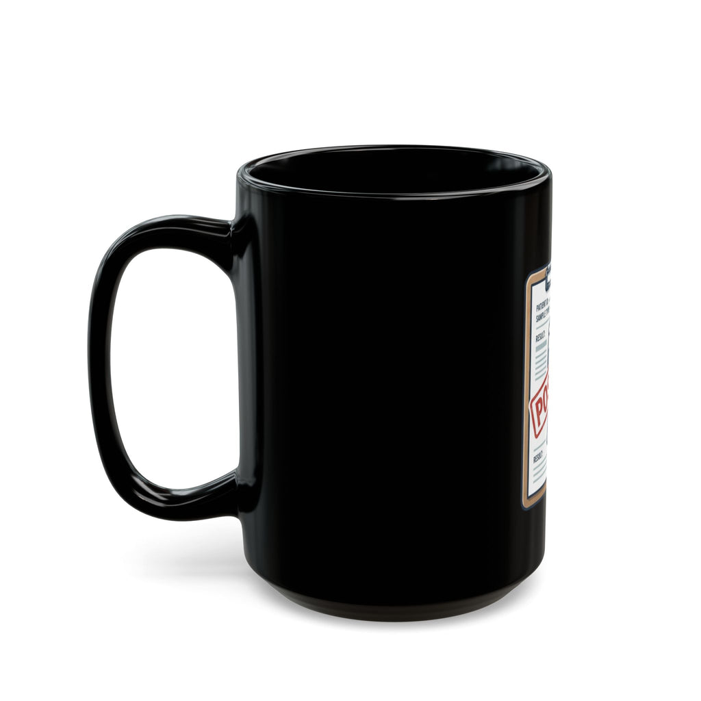"False Positive IPA" Black Ceramic Mug — Graphic