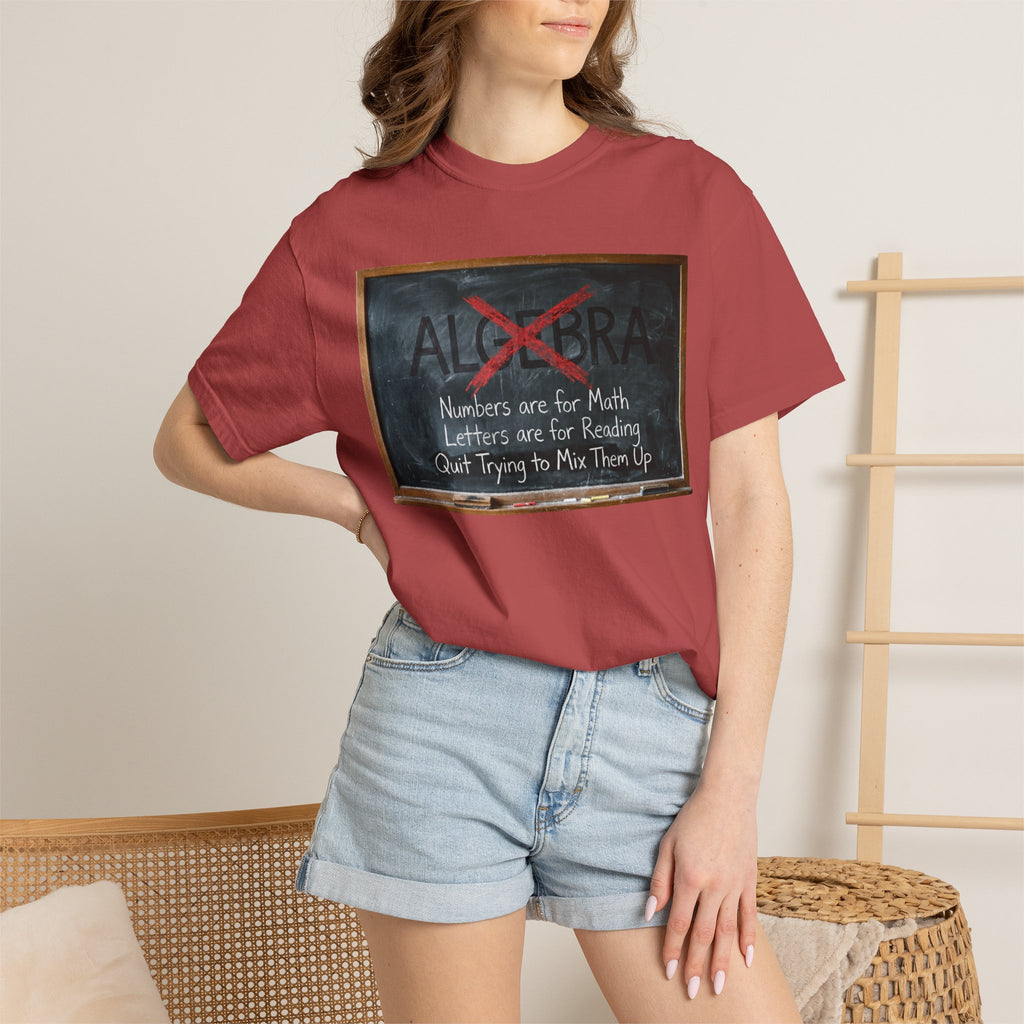 "Algebra" Unisex Garment-Dyed Tee
