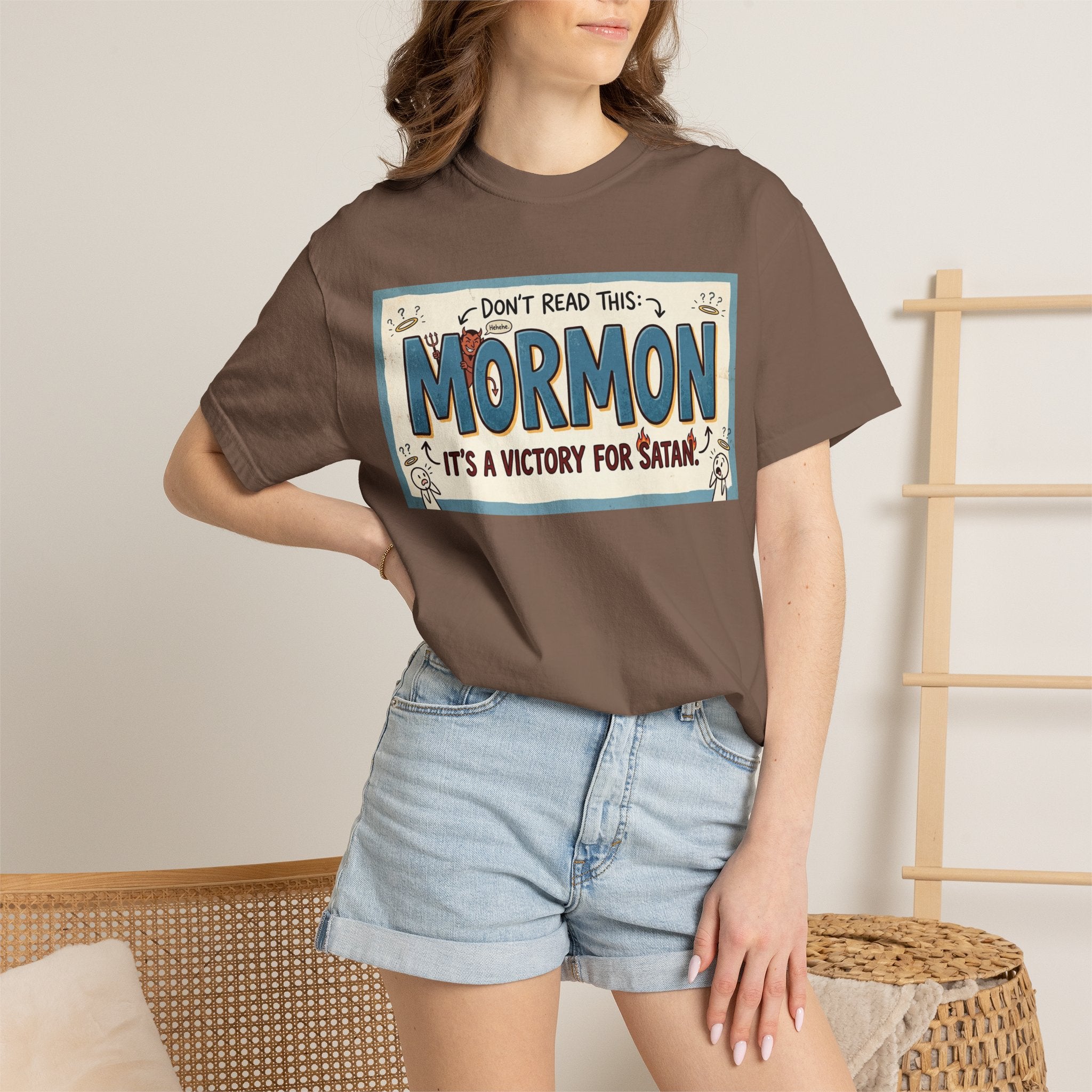 Devil's Dictionary: Mormon Edition | Garment-Dyed Tee — AttitudeShirts