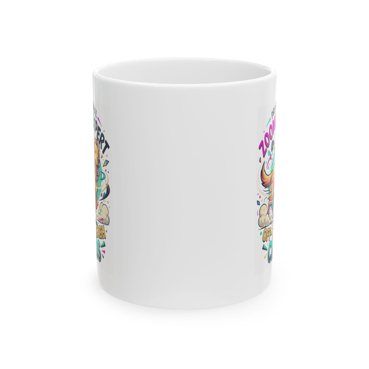 "Professional Zoomie Expert" White Ceramic Mug