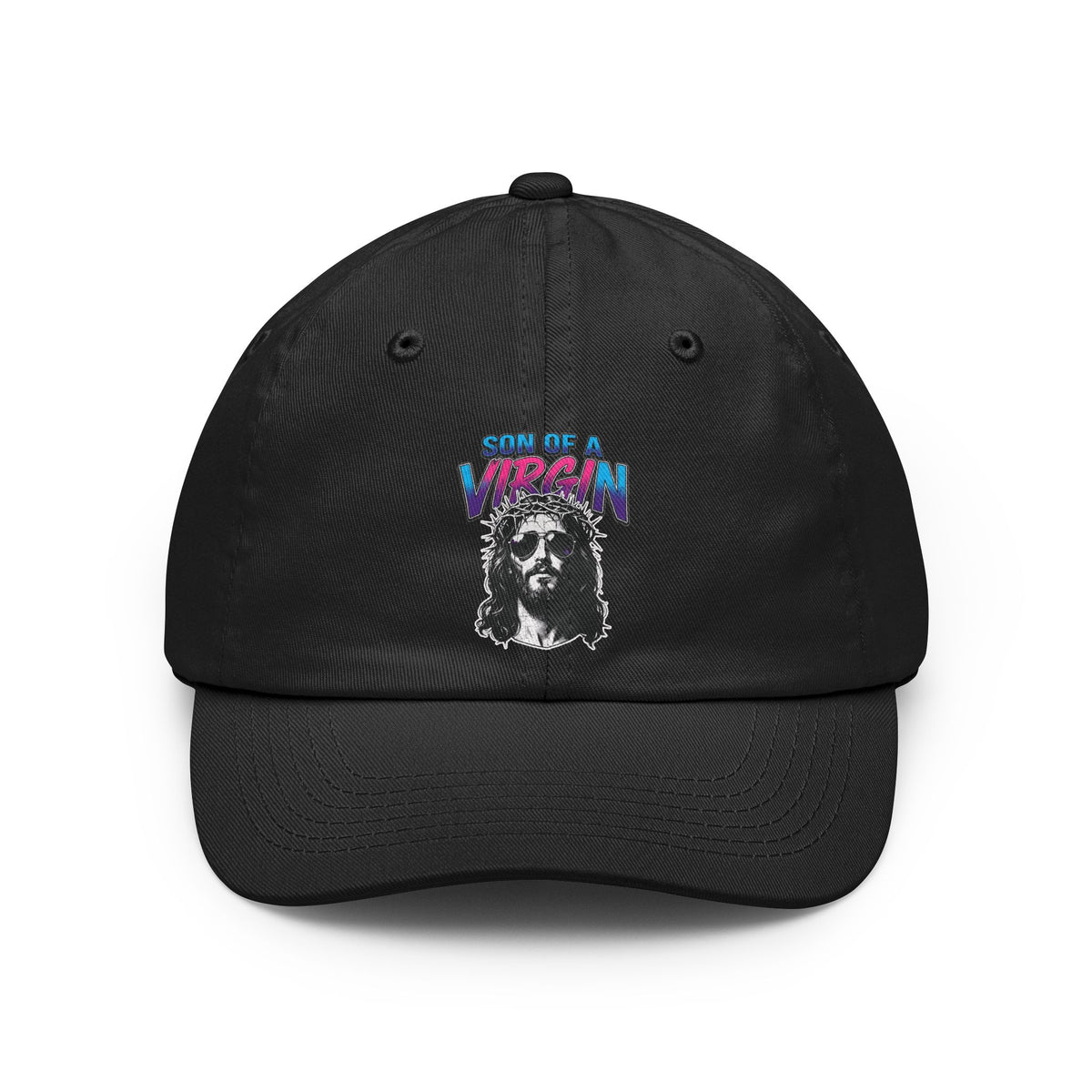 Color: Black | Good Book Series - Son of A Virgin Dad Hat