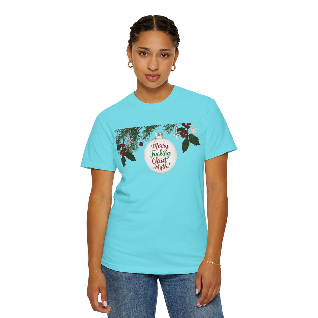 "MF Christ Myth" Unisex Garment-Dyed T-shirt