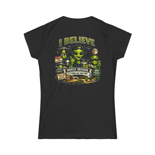 Color: Black | I Believe Women's Tee
