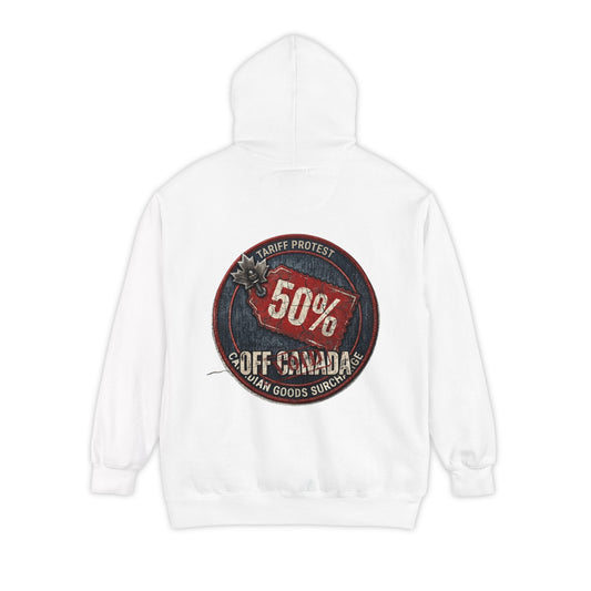 Color: White | 50% Off Canada Garment-Dyed Hoodie
