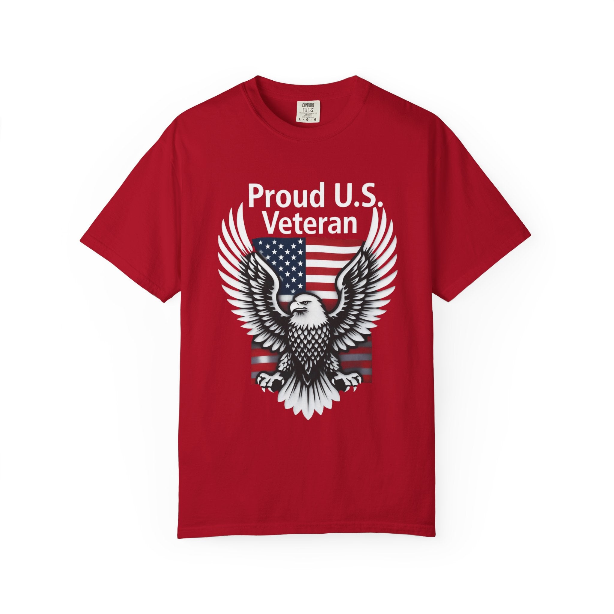 "Proud Veteran" Unisex Garment-Dyed T-shirt