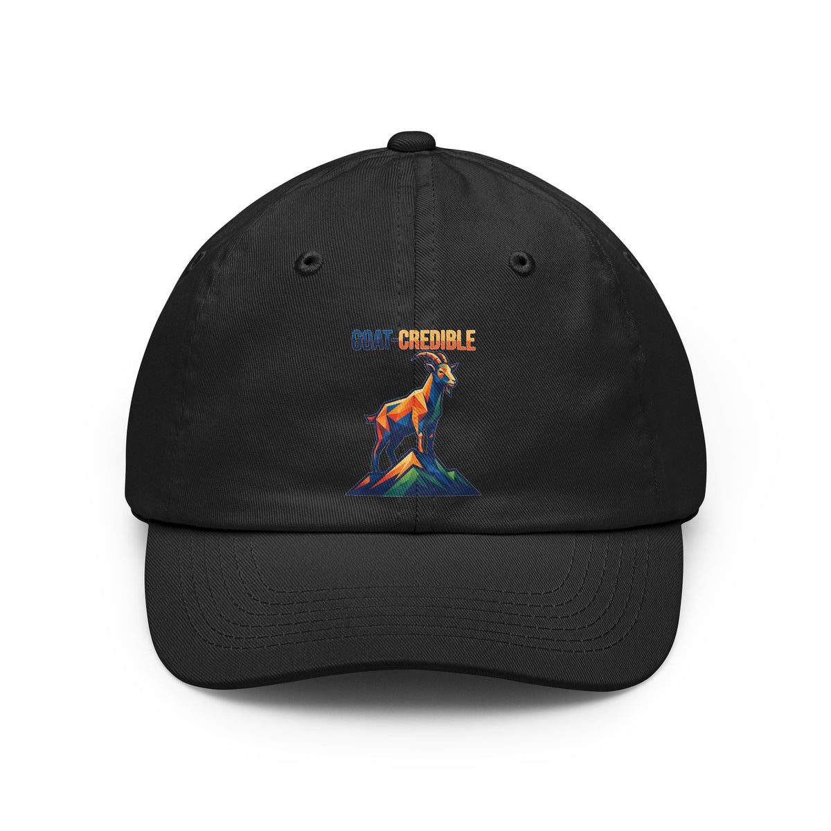 Color: Black | Goat Credible Dad Hat