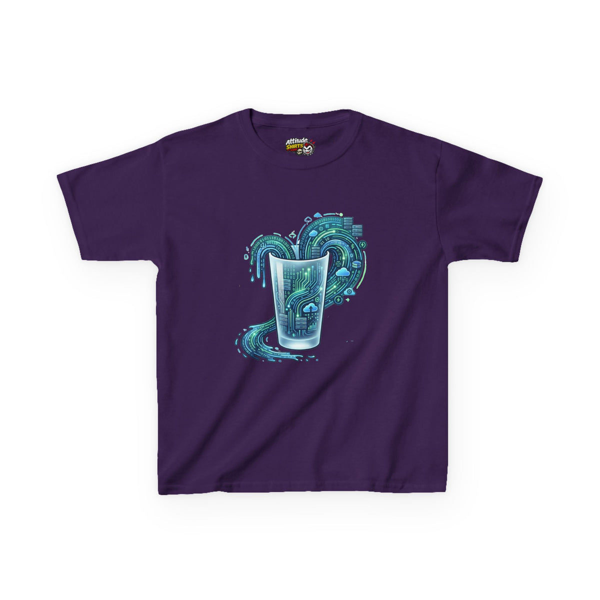 "Glass of Data" Kids Tee