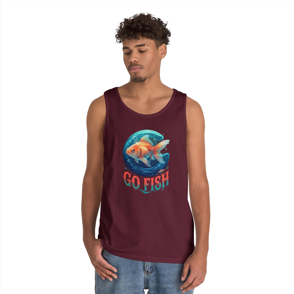 Color: Maroon | Go Fish Tank Top