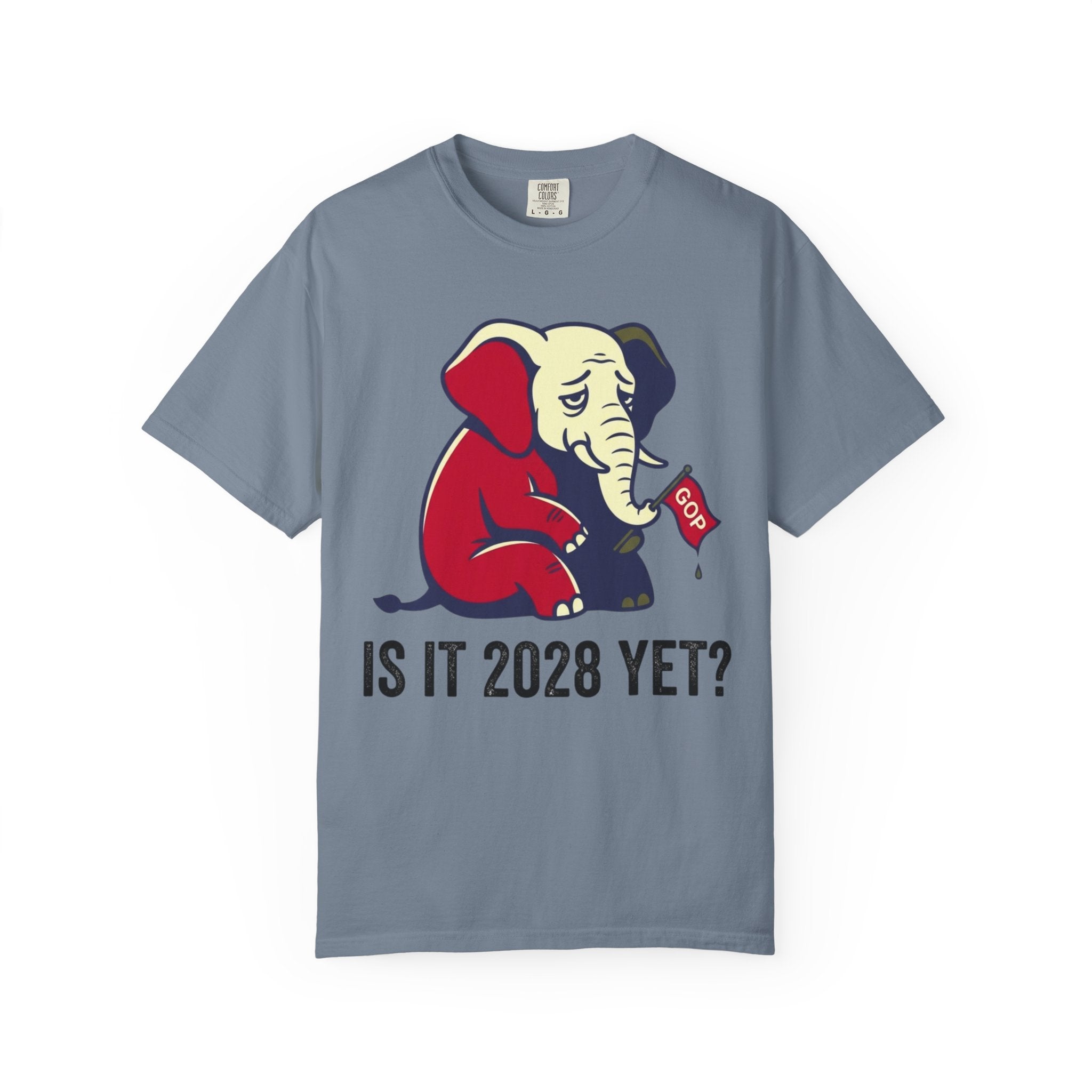 "Is It 2028 Yet" Unisex Garment-Dyed Tee