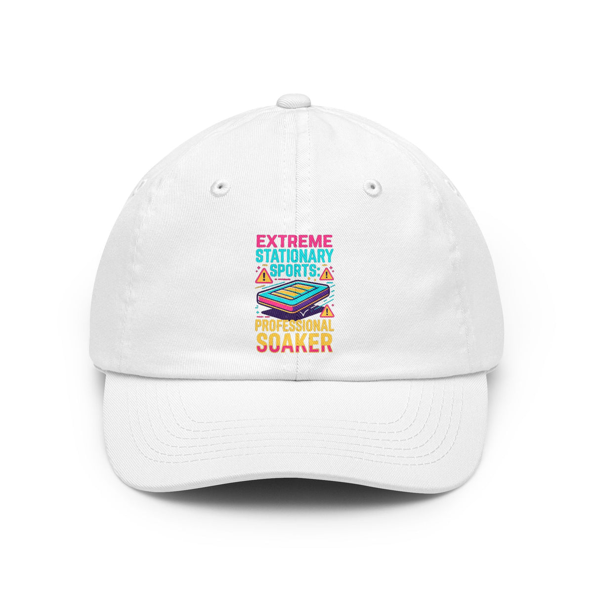 Color: White | Professional Soaker Dad Hat