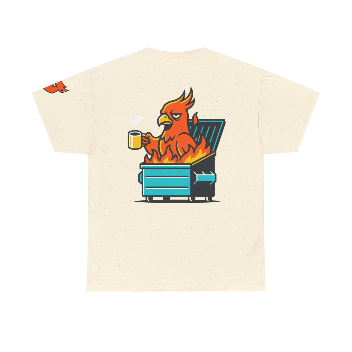 Color: Natural | Dumpster Fire Premium Graphic Tee