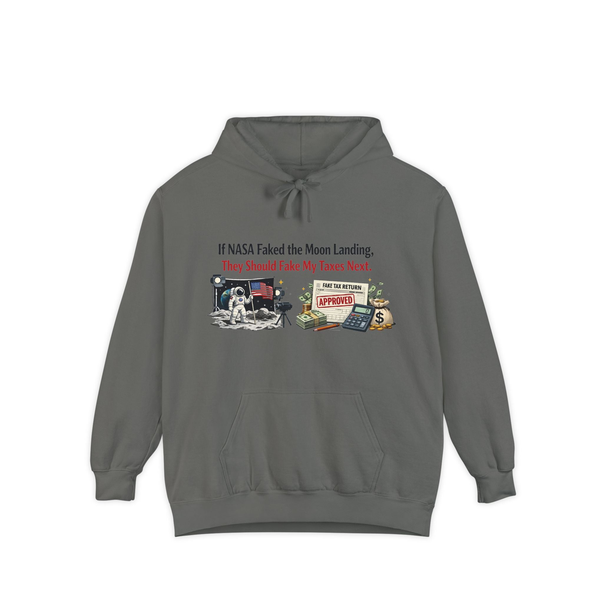 They Lied About Both | Garment-Dyed Hoodie — AttitudeShirts