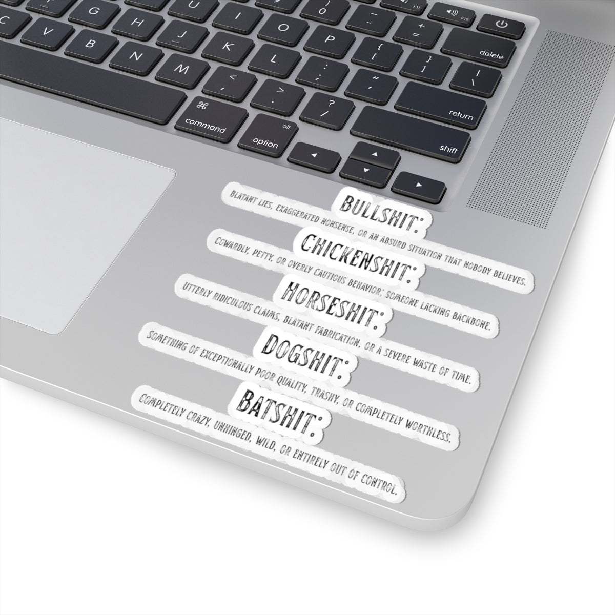 "Types of Shit" Sticker — Main