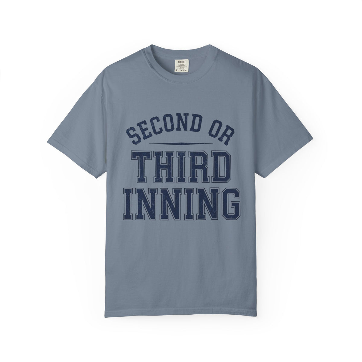 Color: Blue Jean | Second or Third Inning Unisex Garment-Dyed Tee